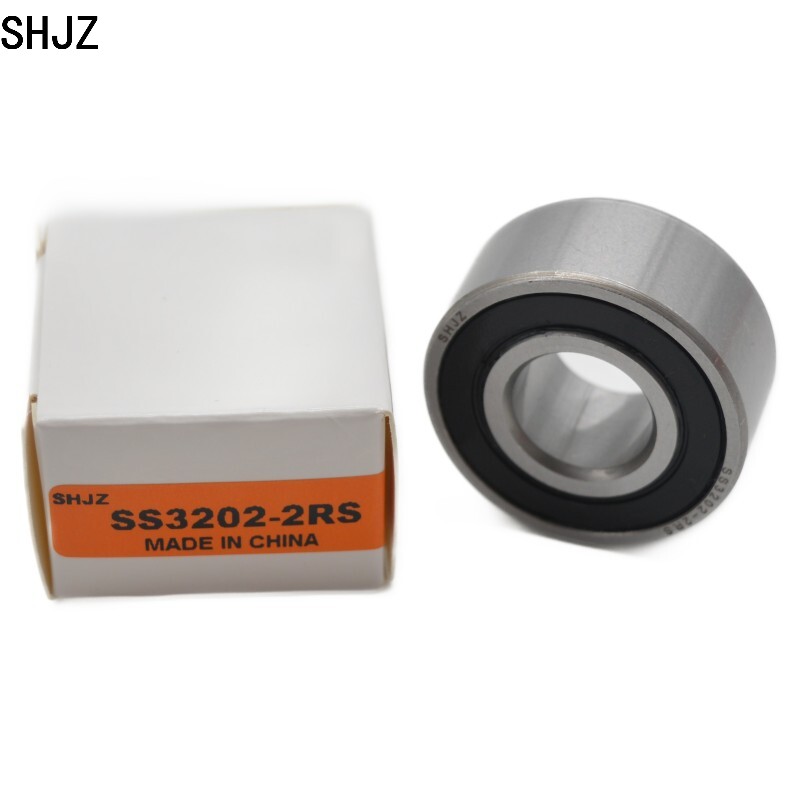 SHJZ SS3202-2RS 15*35*15.9mm Stainless Steel Double Row Angular Contact Bearings