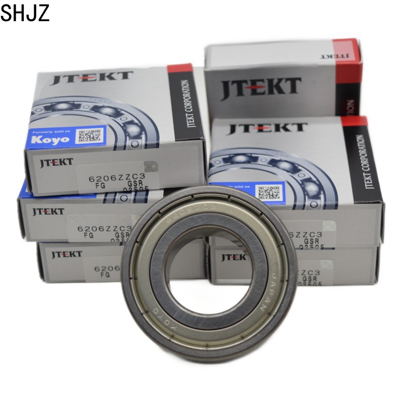Japan bearing 30X62X16mm Single-row KOYO bearing 6206ZZC3 Deep groove ball bearing Shielded type