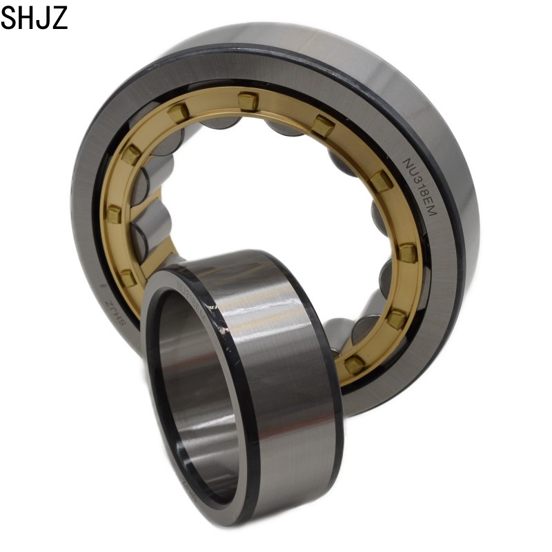 90X190X43MM SHJZ brass cage high-capacity bearing NU318EM clindrical roller bearing