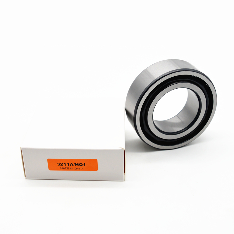 55*100*33.3mm SHJZ Hybrid ceramic bearing 3211AHQ1 Double row angular contact ball bearing