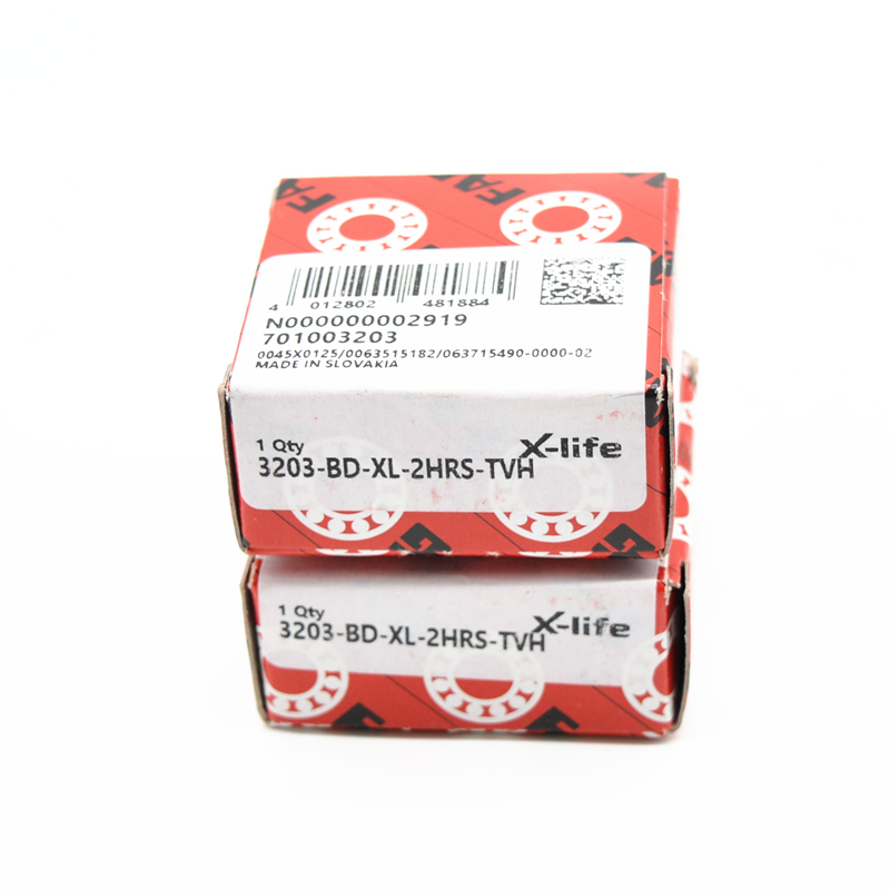 17*40*17.5mm FAG Bearing 3203-BD-XL-2HRS-TVH Double row angular contact ball bearing