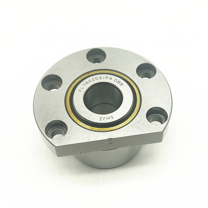 SHJZ China brand high precision bearing FL760203/P4DBB Flange ball screw bearing