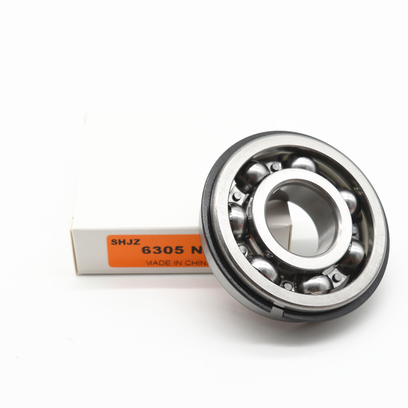 SHJZ 6305NR 25*62*17mm Deep Groove Ball Bearing With Snap Ring