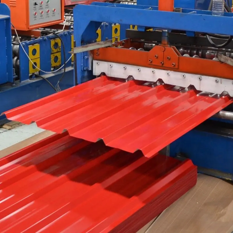 Colored Corrugated Metal Roof Panels