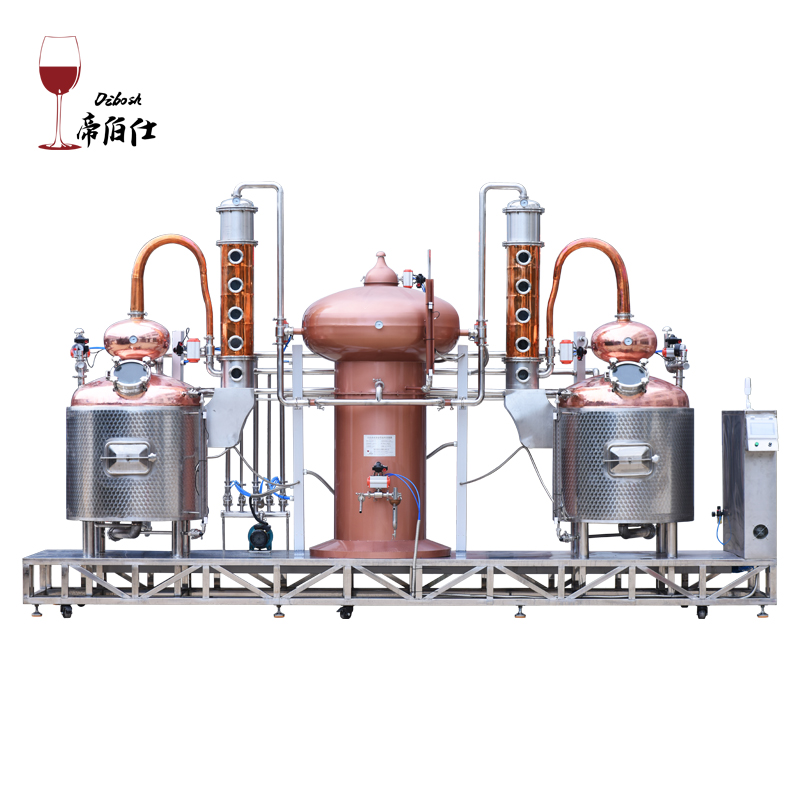 500Lx2 automatic brandy distillery
