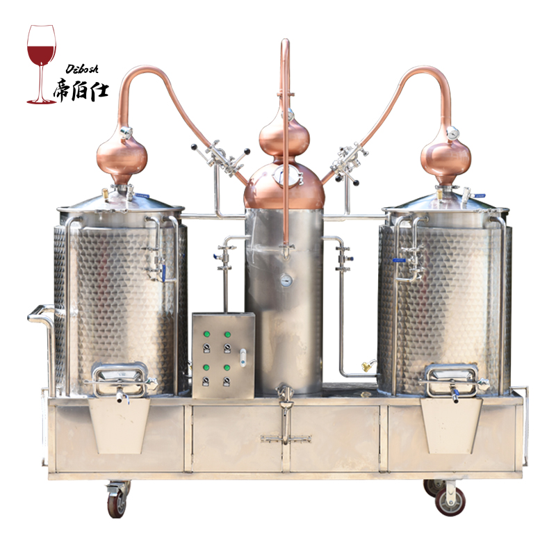250Lx2 brandy red copper distiller
