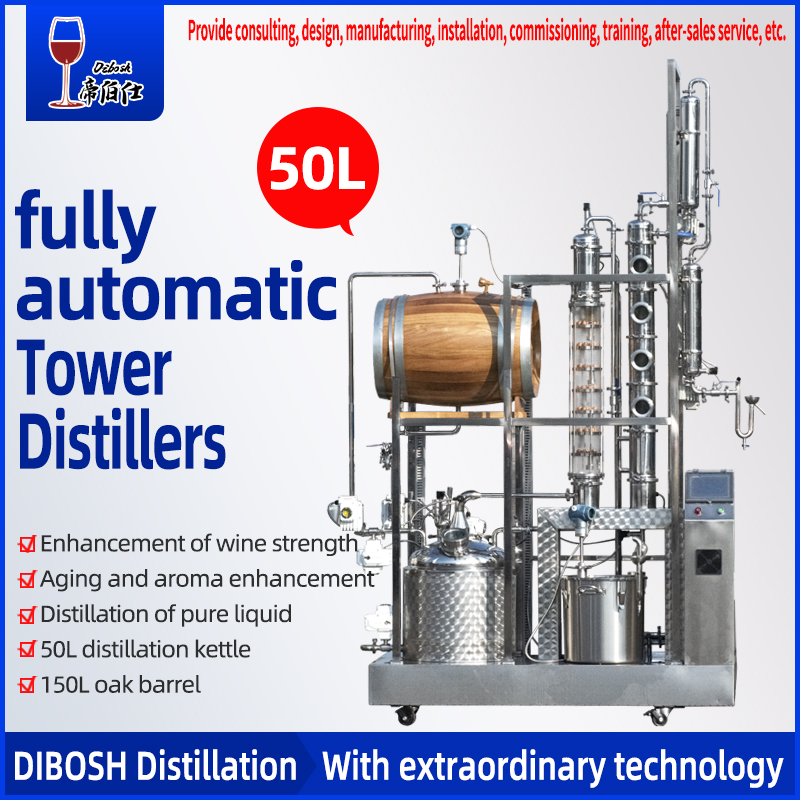 50L Automatic Vodka Continuous Distillery