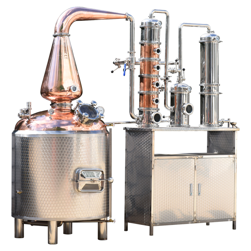 500L copper still rum distiller