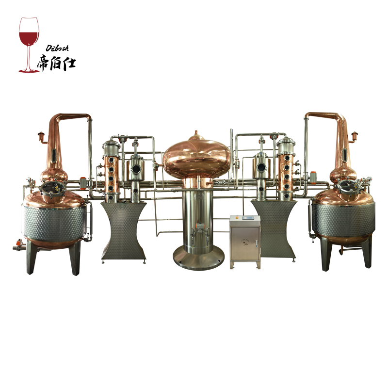 1000Lx2 Fully automatic distillery equipment 