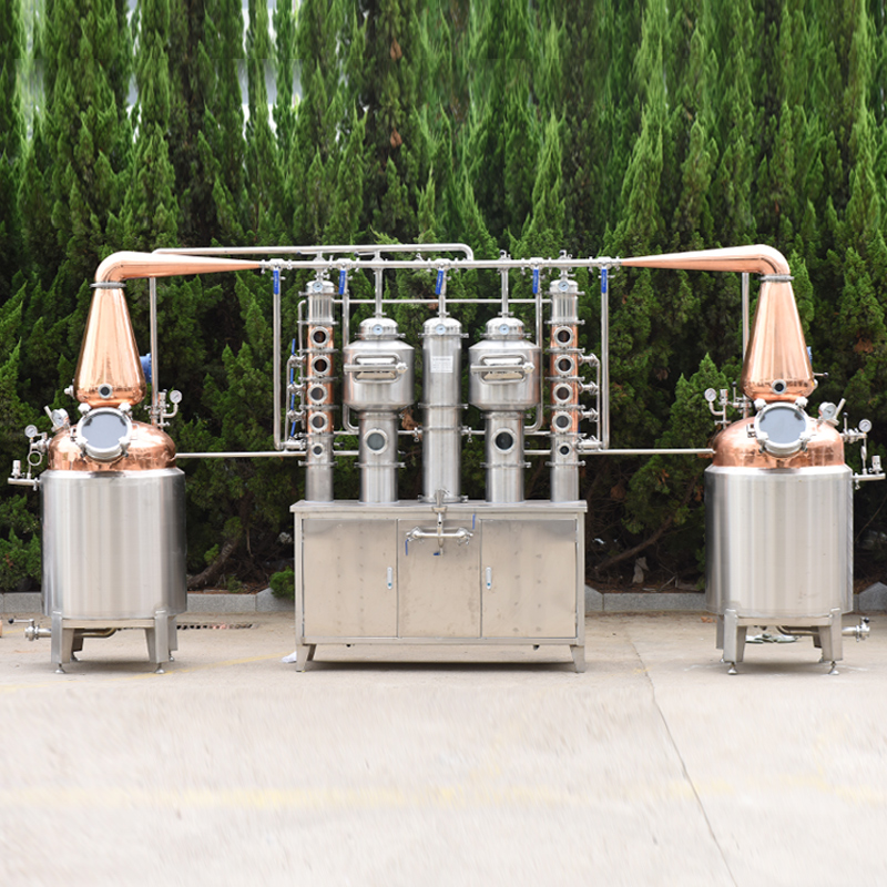 250Lx2 whiskey pots towers distiller