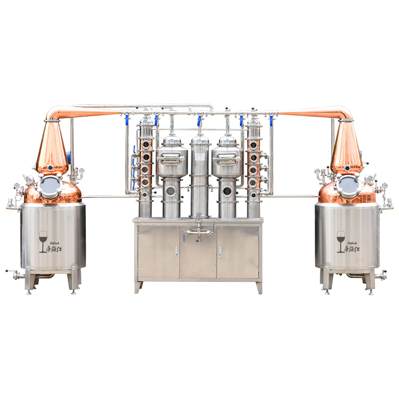 250Lx2 whiskey pots towers distiller