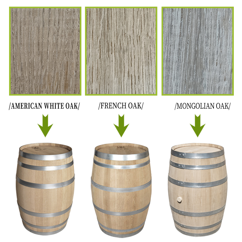 Wine oak barrel 225L