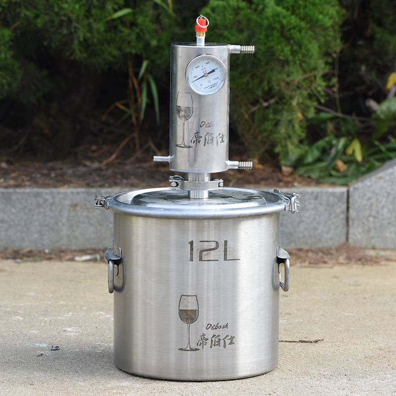 Stainless steel single column distiller