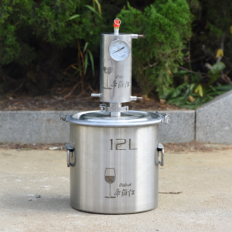 Red copper single column home still