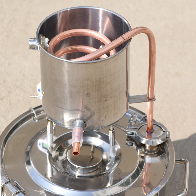 Red copper water cup distiller
