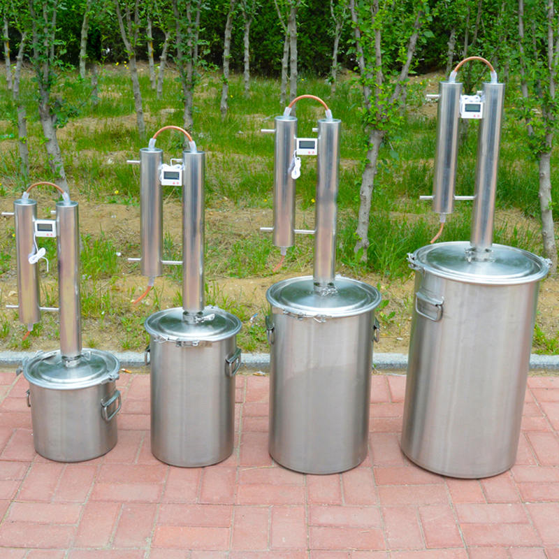 Red copper twin tower still