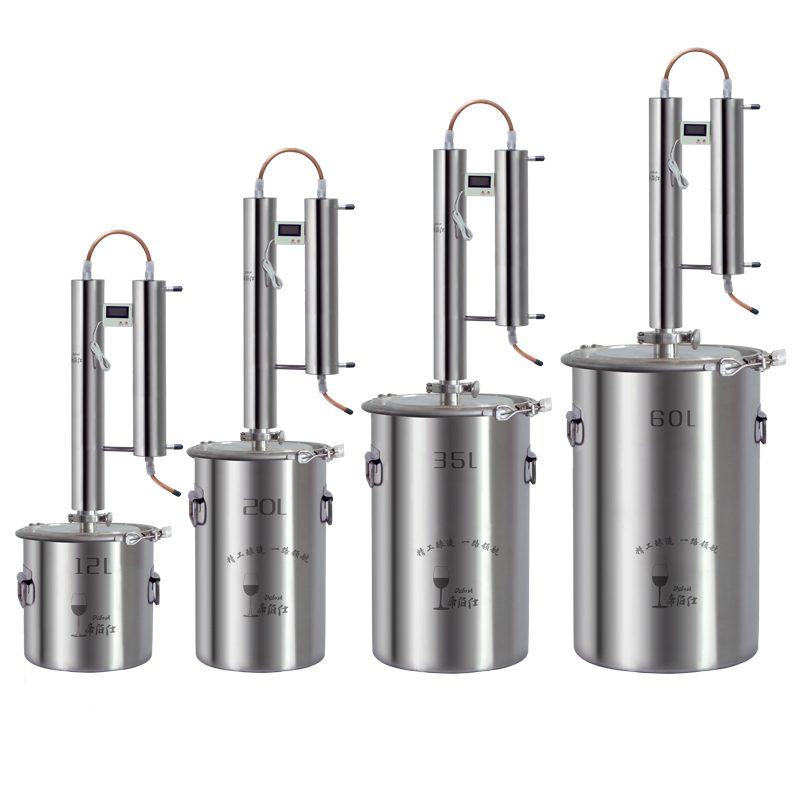 Red copper twin tower still