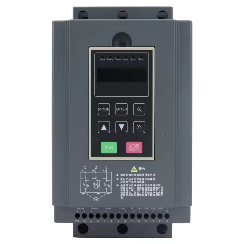 90KW -500KW single phase motor soft starter 3 phase 380V/660V 50/60Hz Russian ac motor soft starter manufacturer