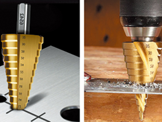 Can the pagoda drill bit drill through steel