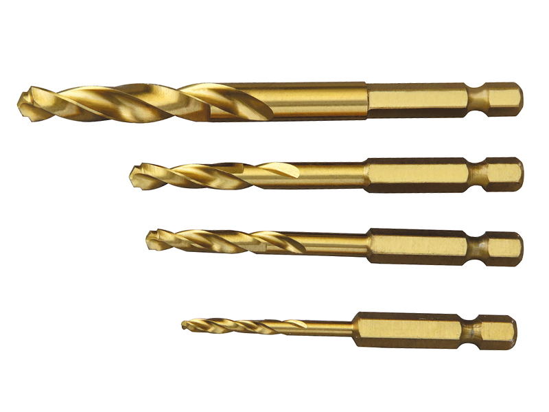 Pilot Point HSS Hex Shank Drill Bit
