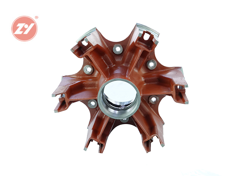 Cubo de rueda: seis ruedas auxiliares