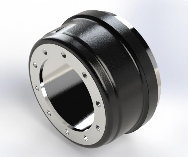 Tambour de frein pour semi-remorque