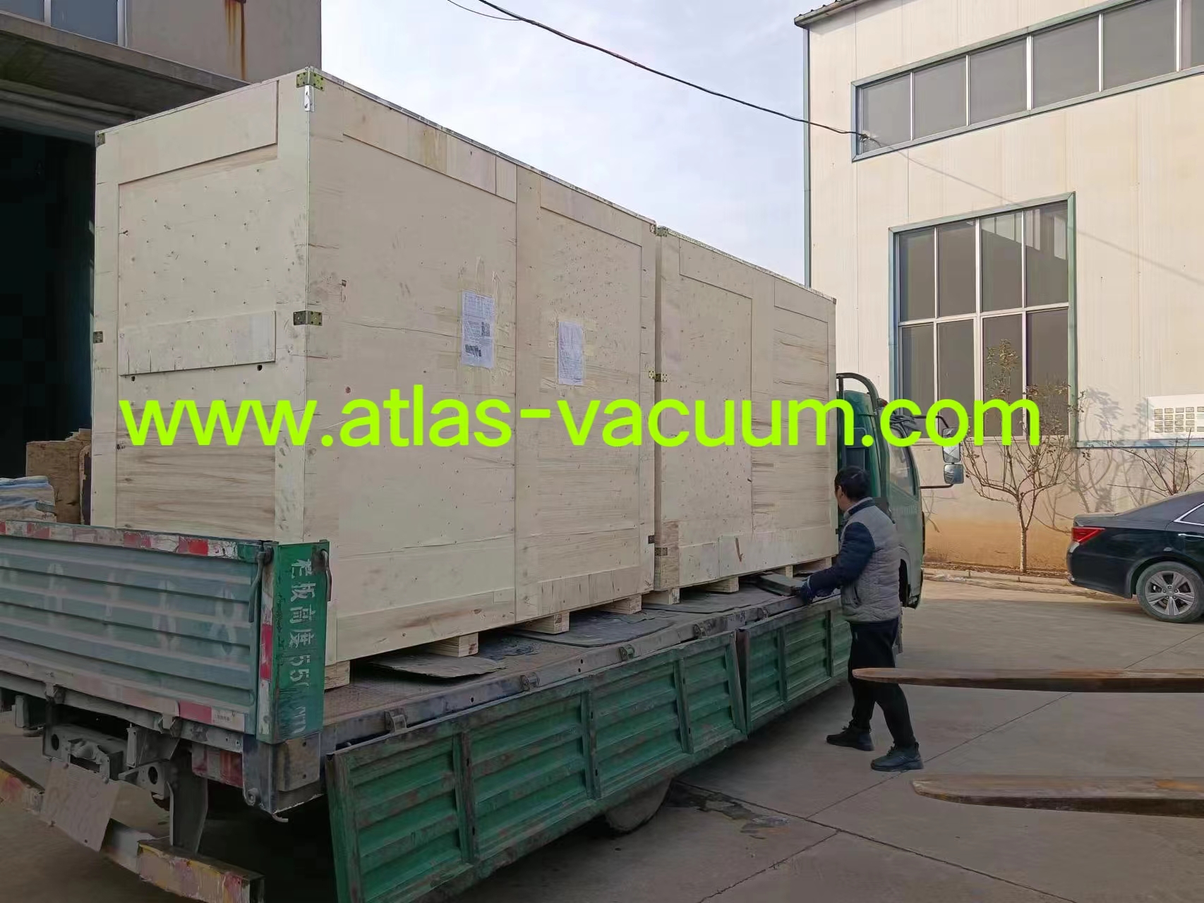 Atlas Vacuum Exporting Two 2BE3 400 Liquid Ring Vacuum Pumps to Malaysia