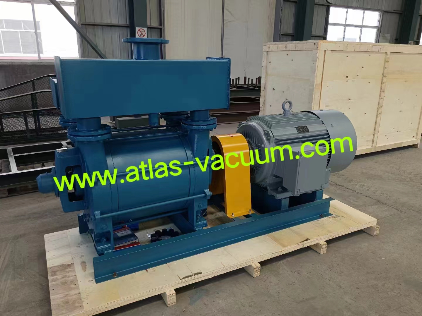  Atlas Vacuum Exports 2BE1 253 Liquid Ring Vacuum Pump to Vietnam for Tire Industry