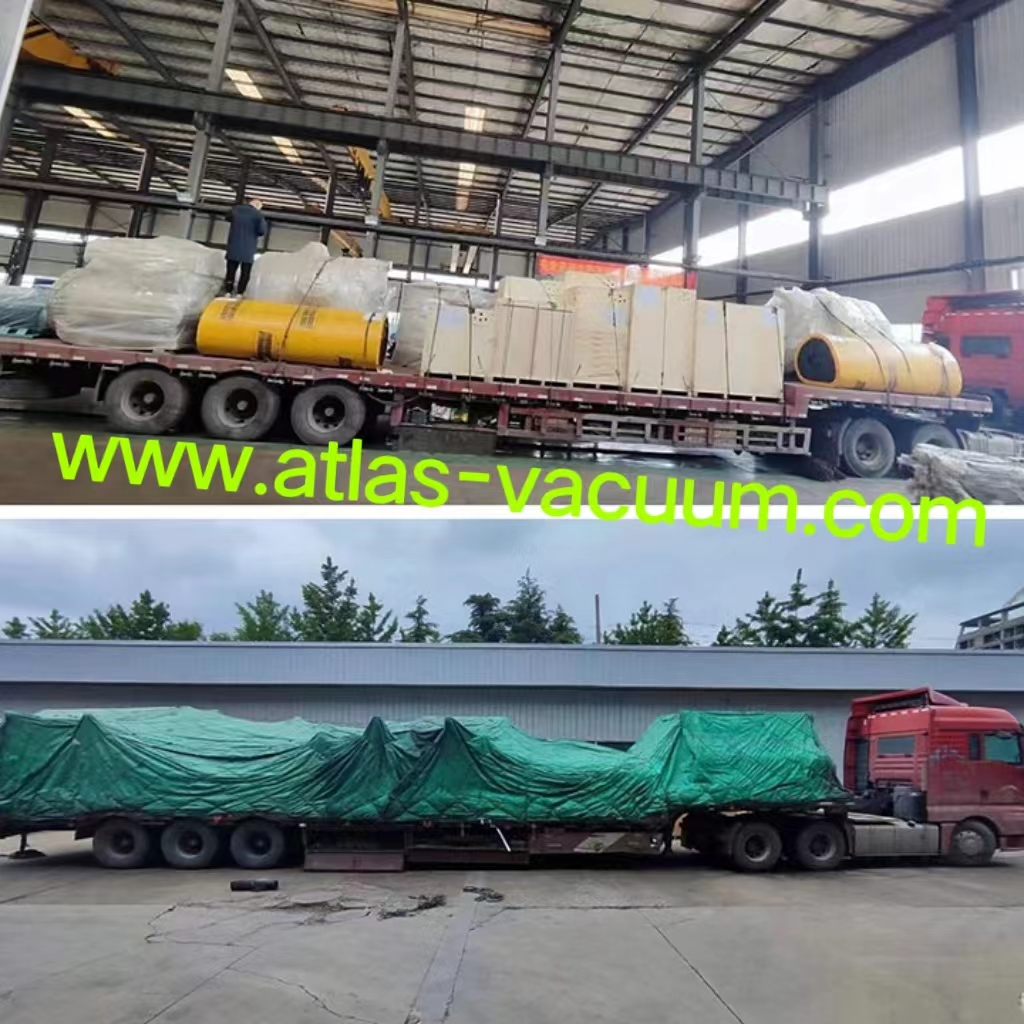 Atlas Vacuum Exports Two 2BE3 400 Liquid Ring Vacuum Pumps to Russia for Siberian Steel Company's Sintering Gas Cleaning Complex Project