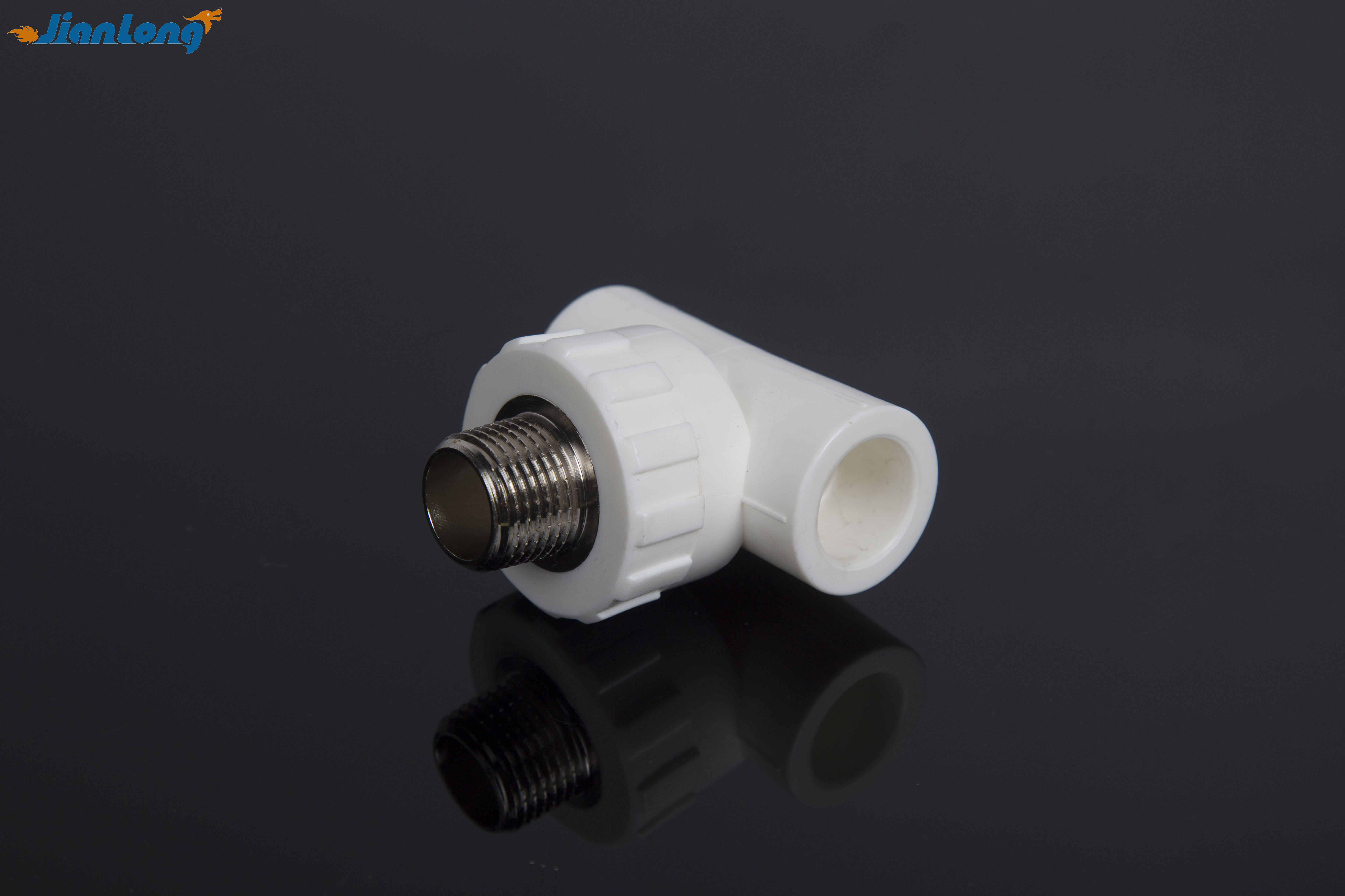 External thread tee
