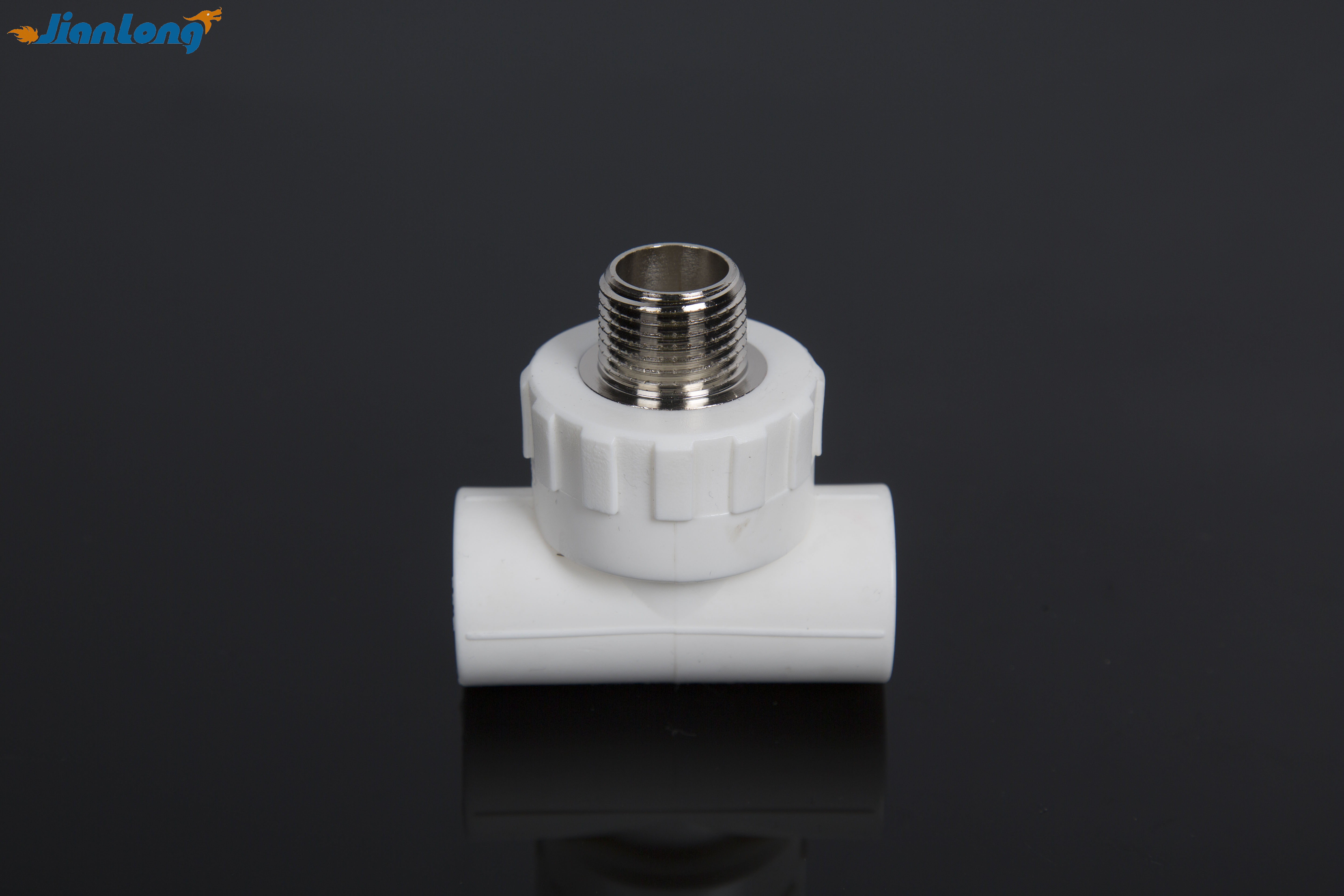 External thread tee