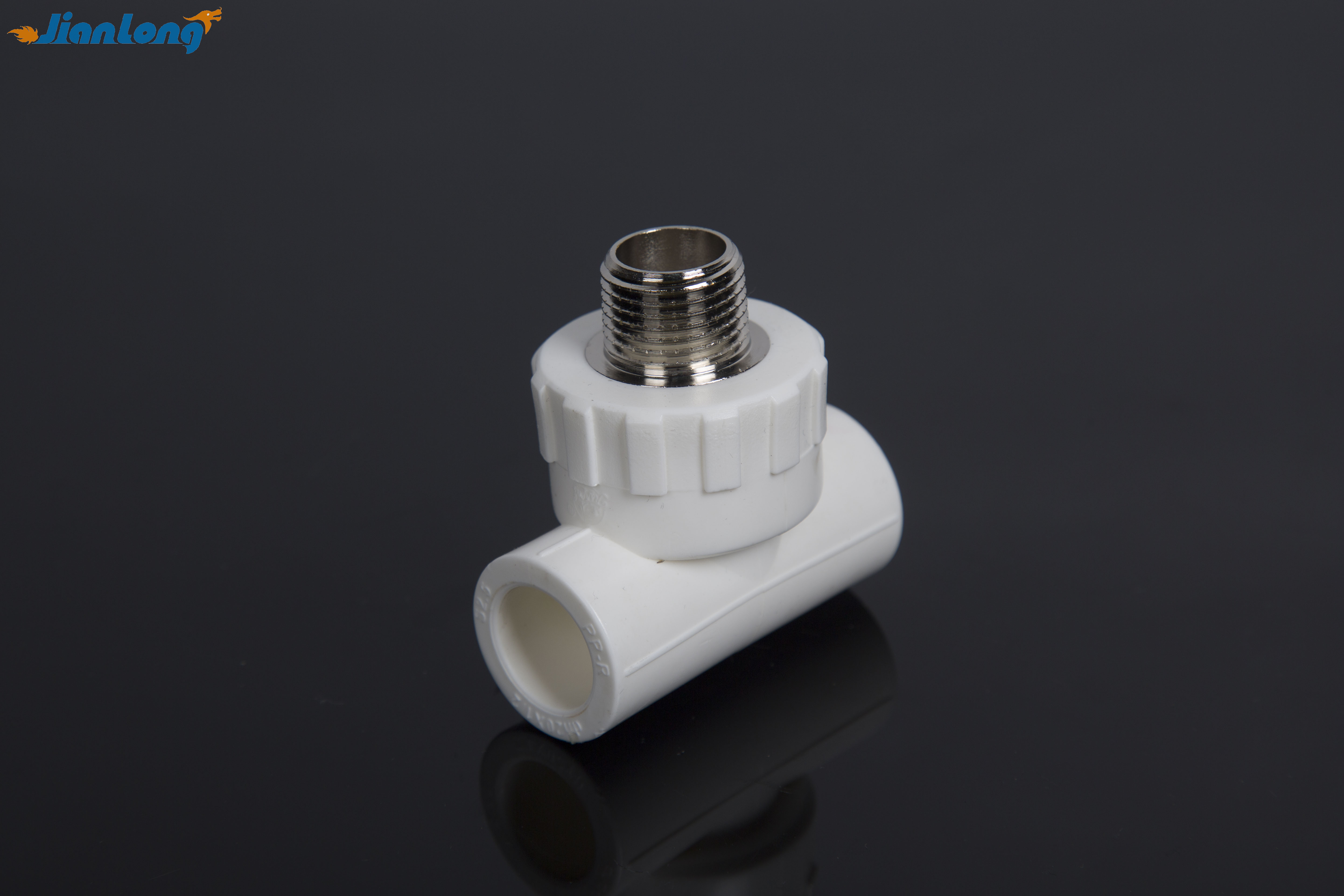 External thread tee