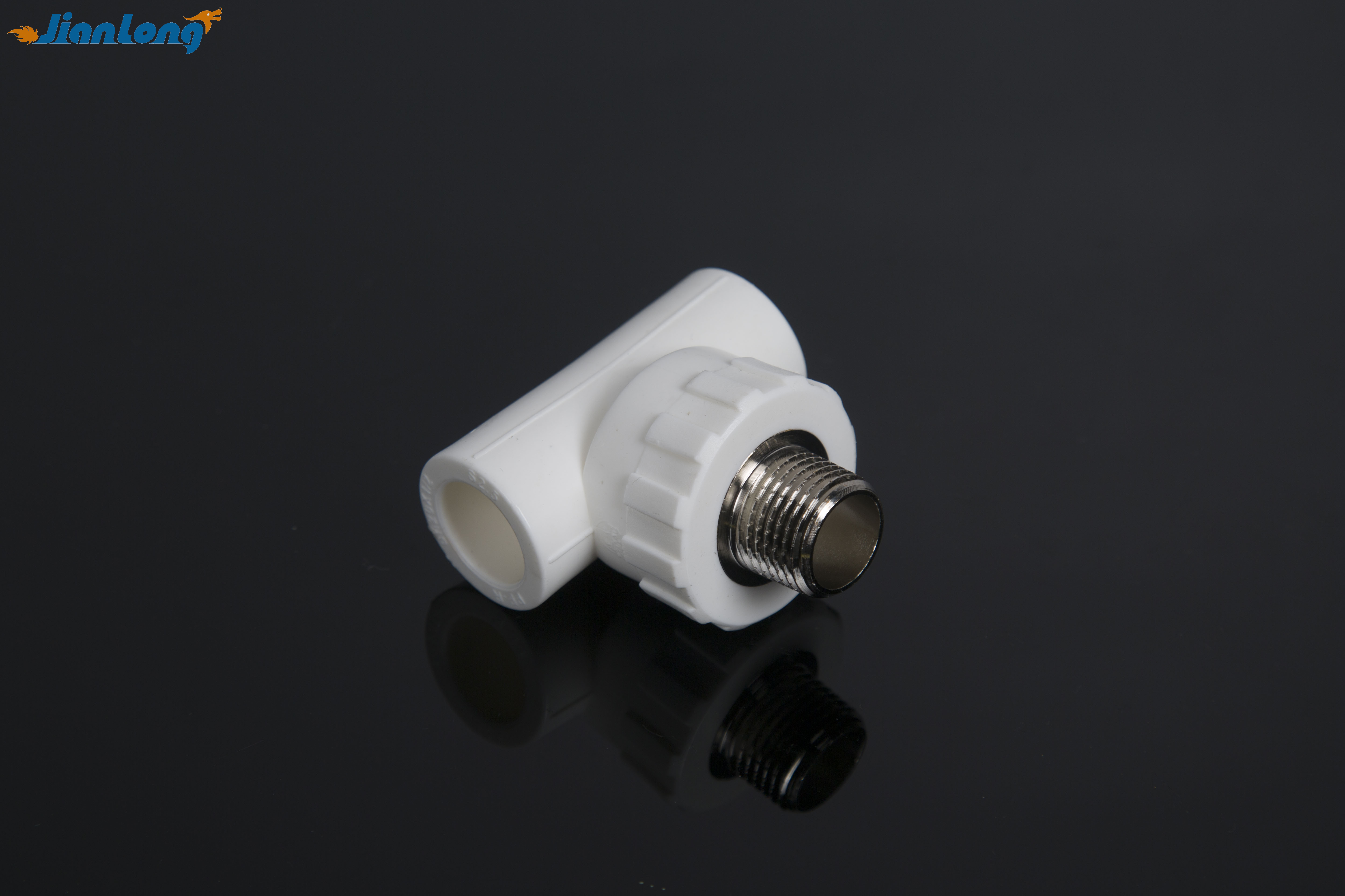 External thread tee