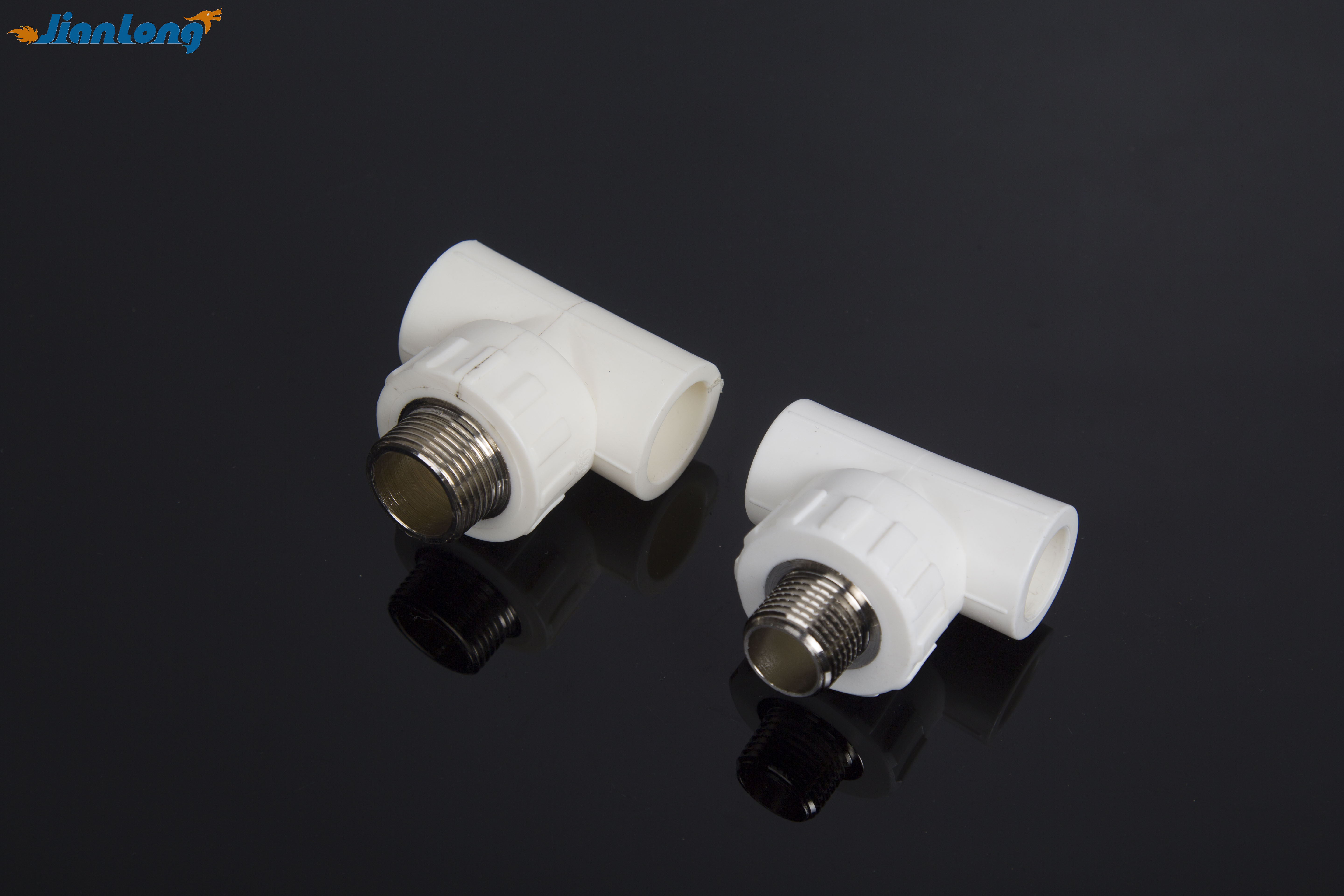 External thread tee