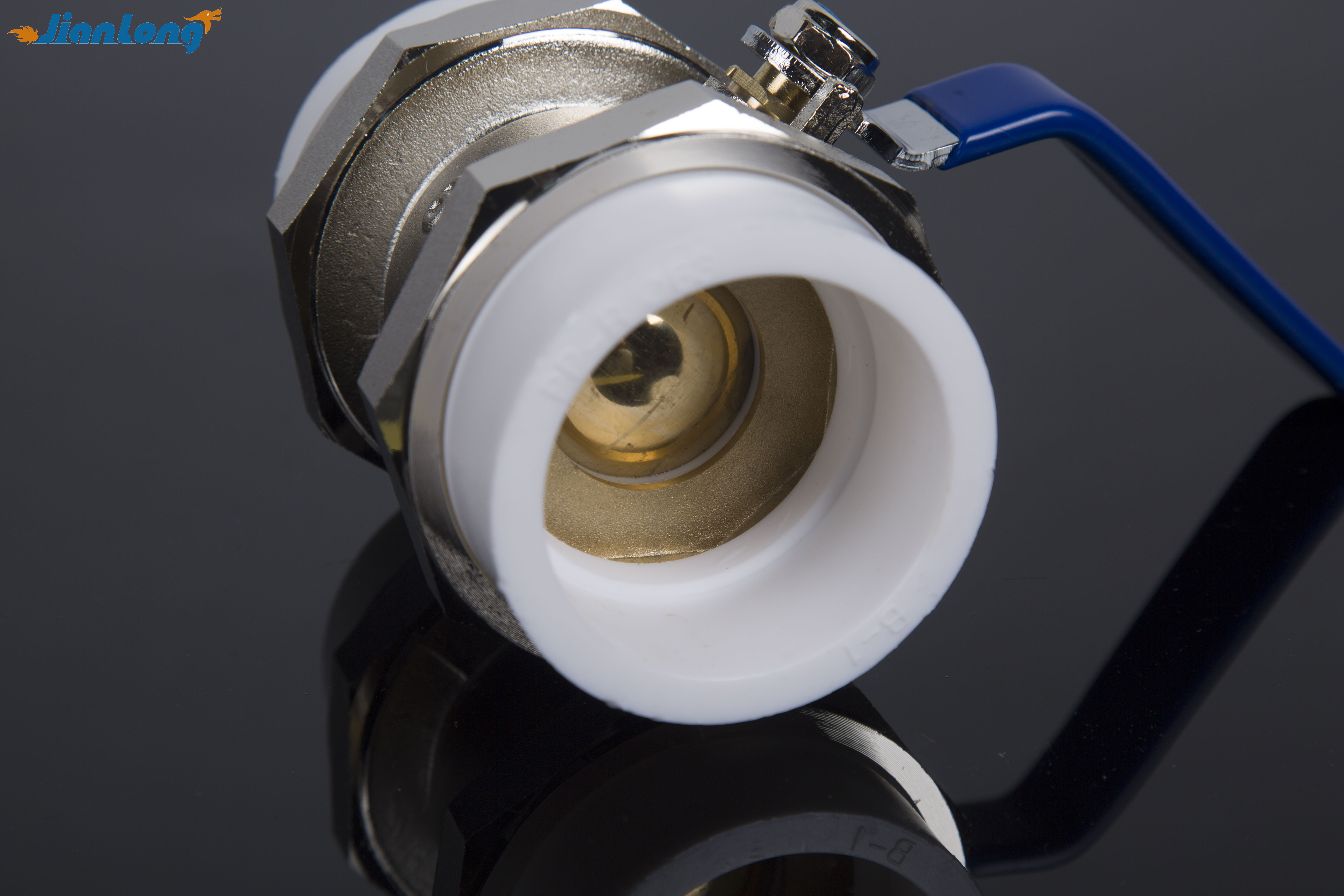 Double union copper ball valve