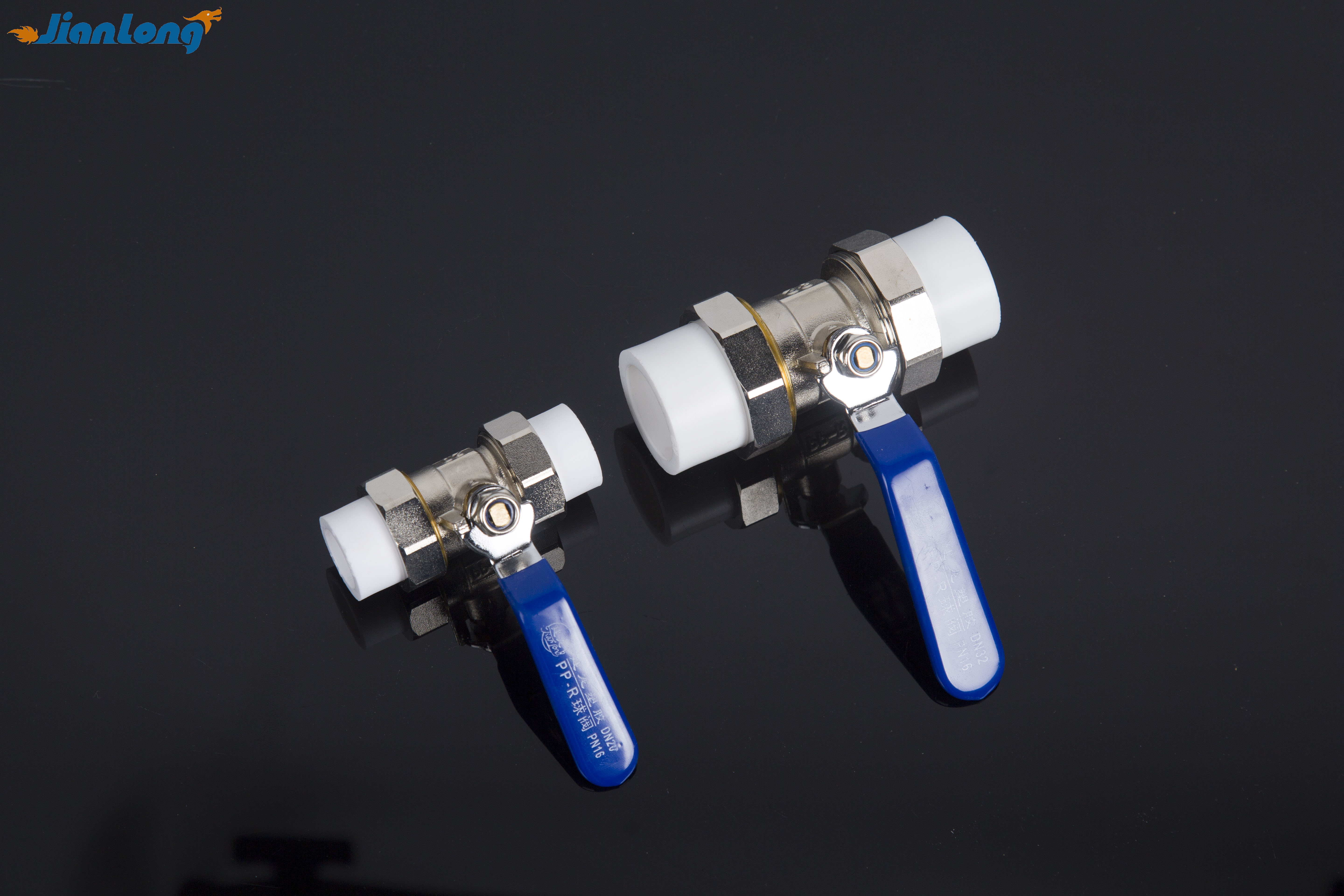 Double union copper ball valve