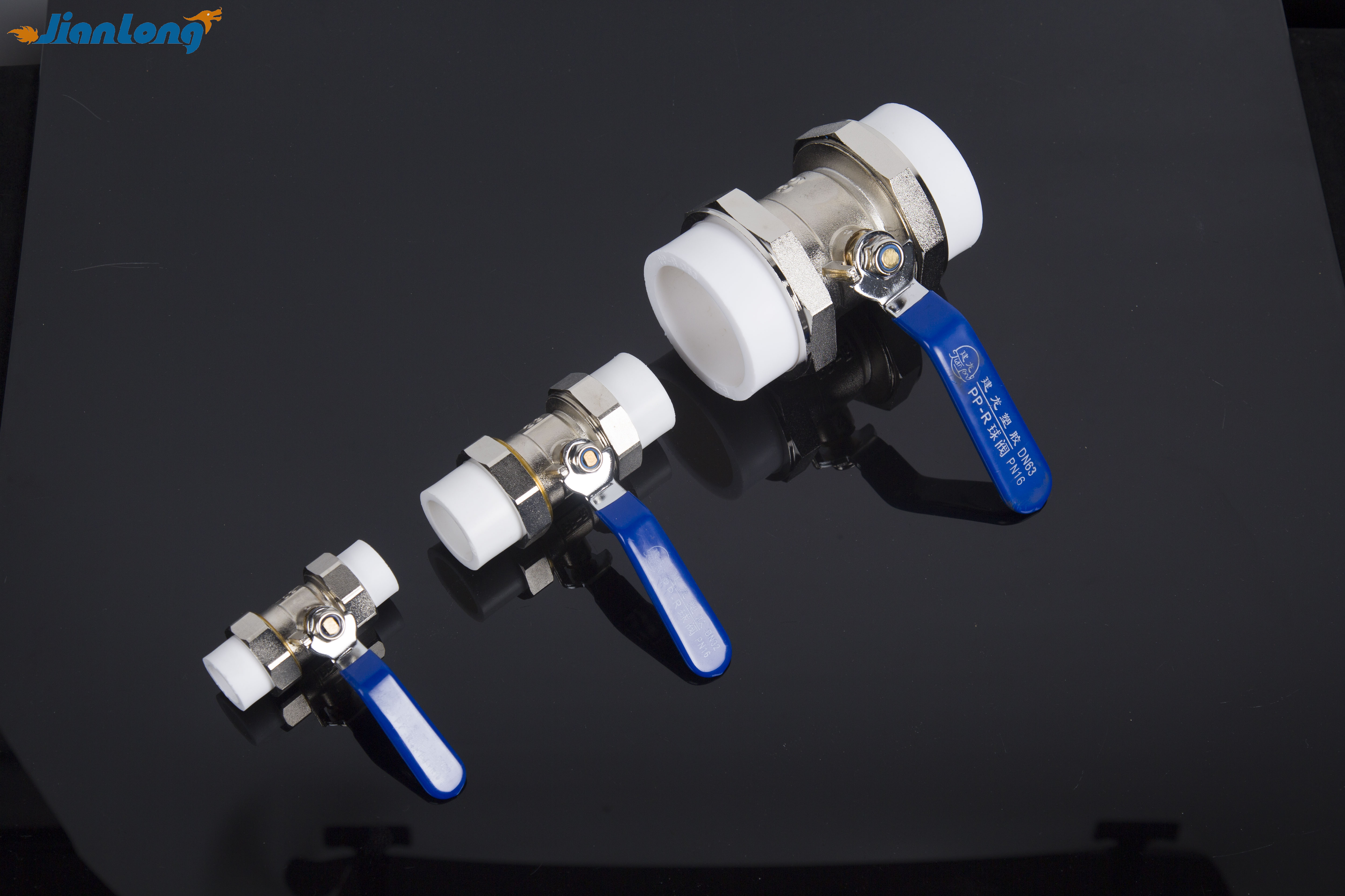 Double union copper ball valve