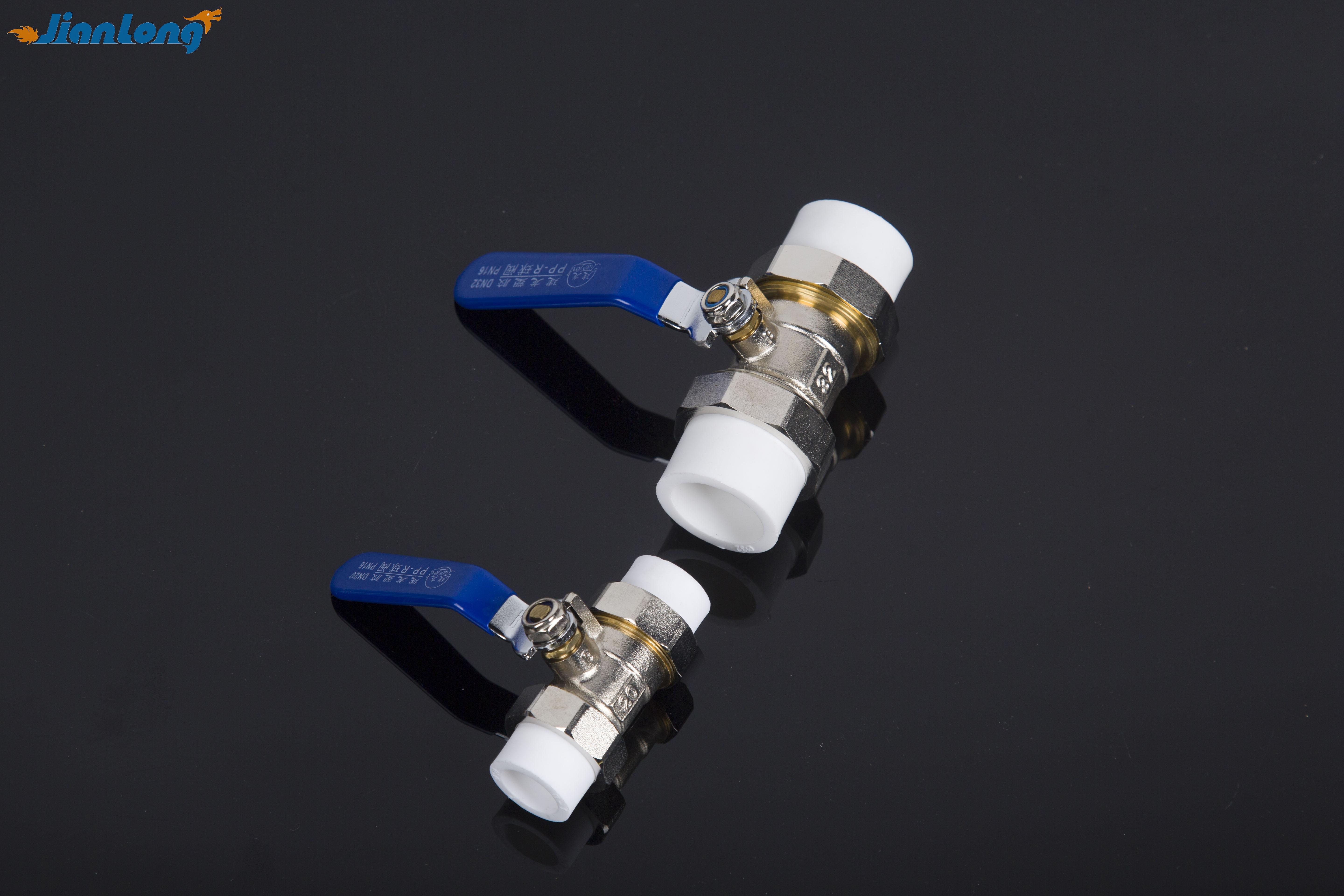 Double union copper ball valve