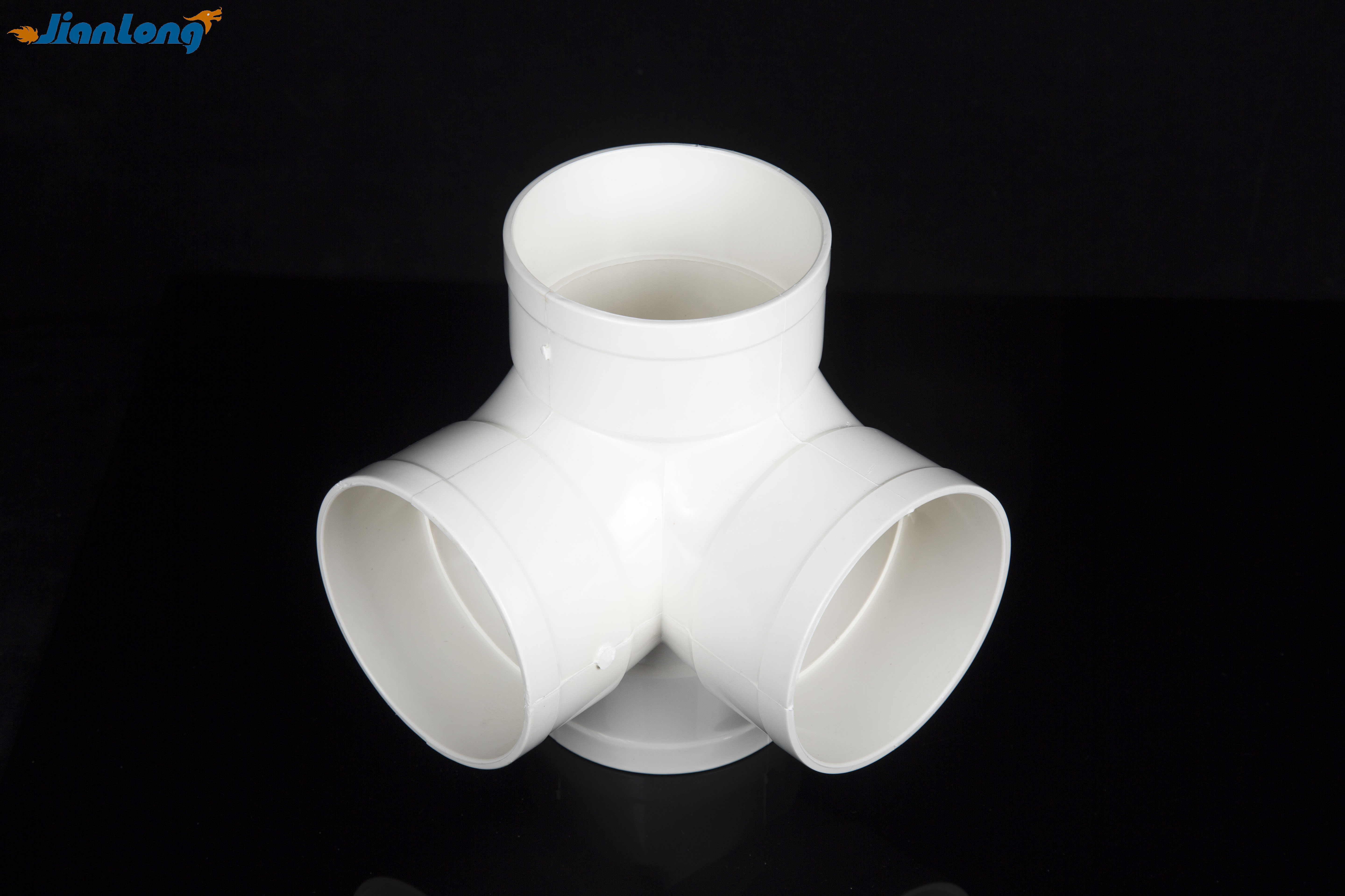 PVC right angle cross