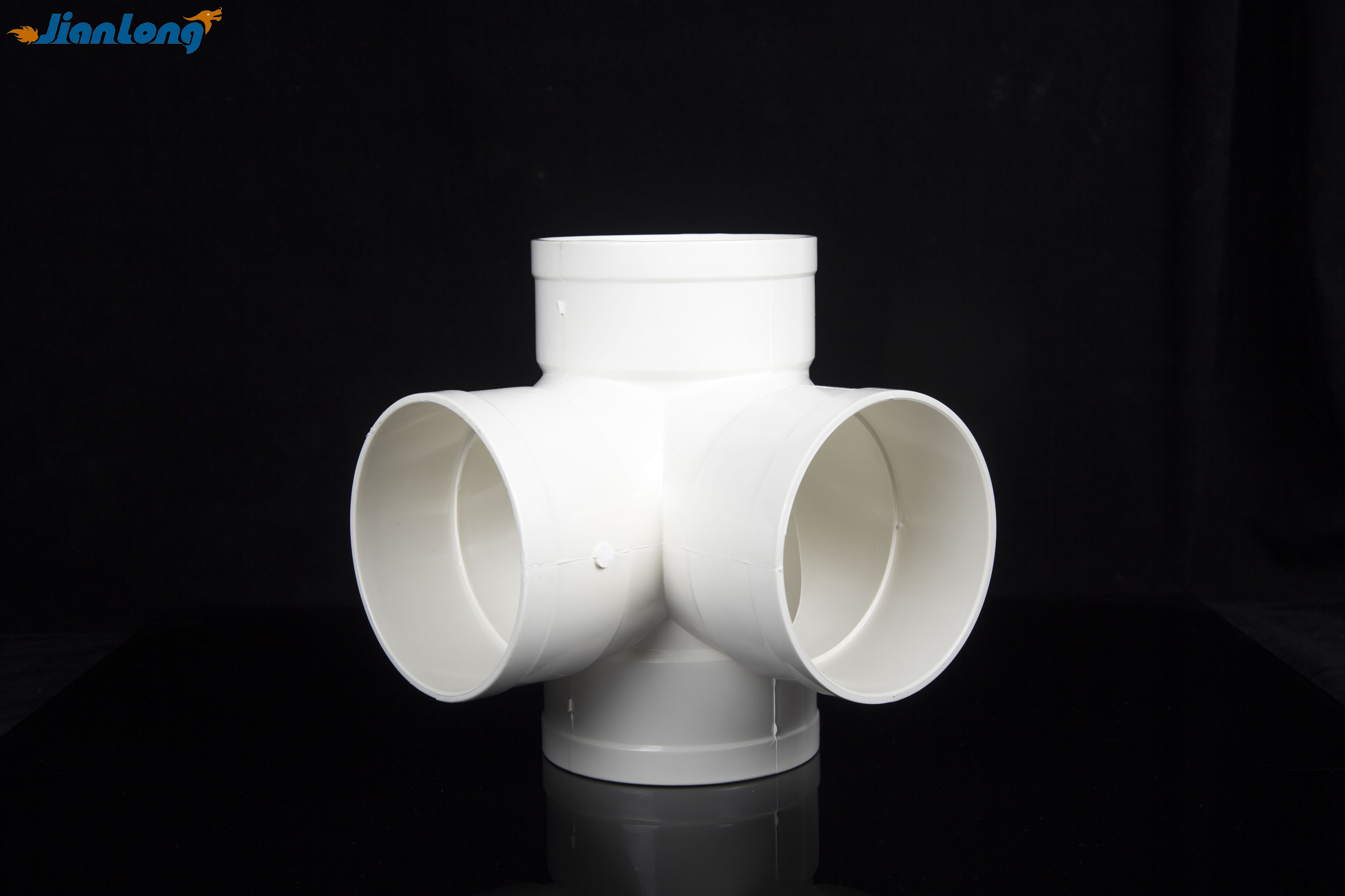 PVC right angle cross