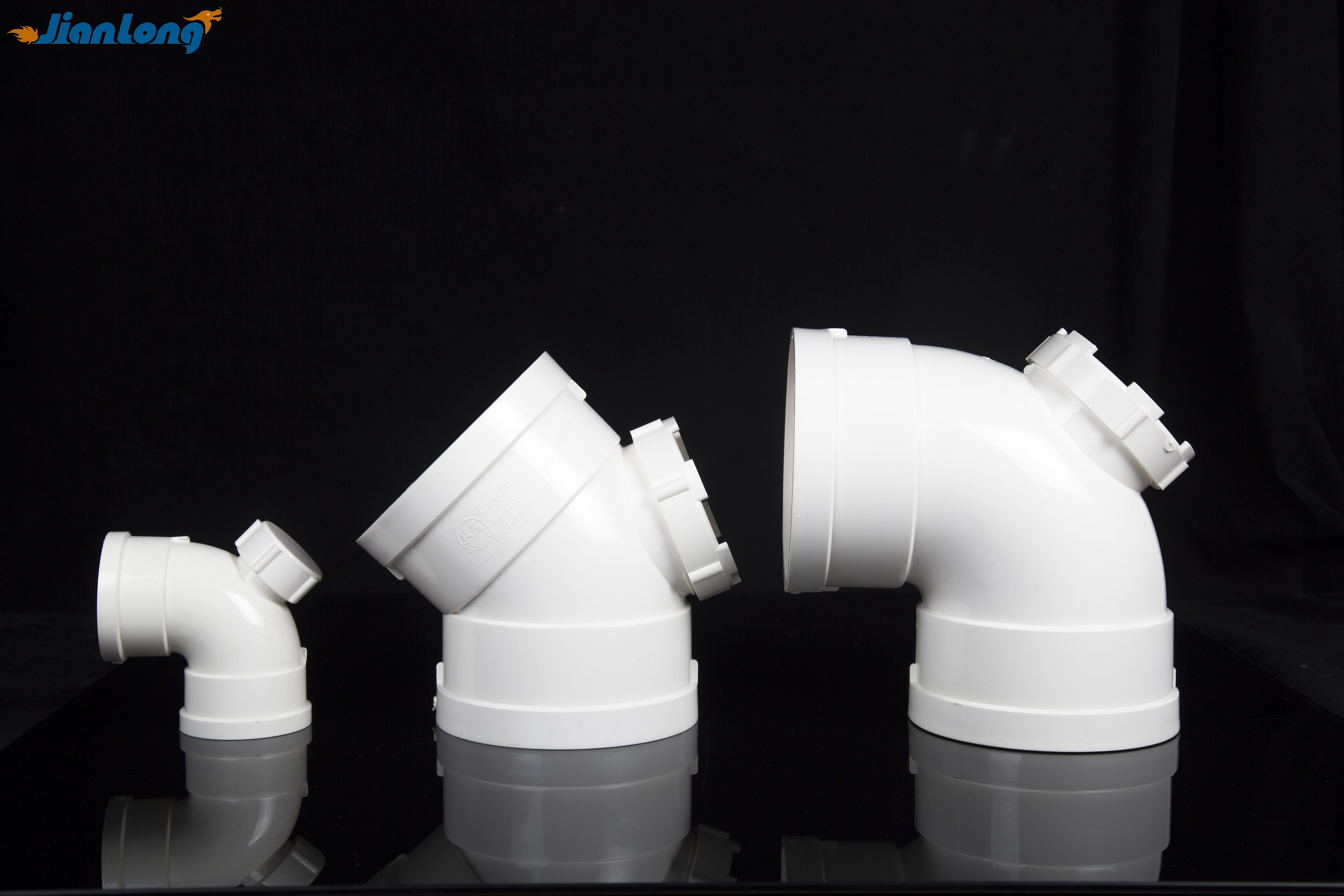 PVC inspection elbow