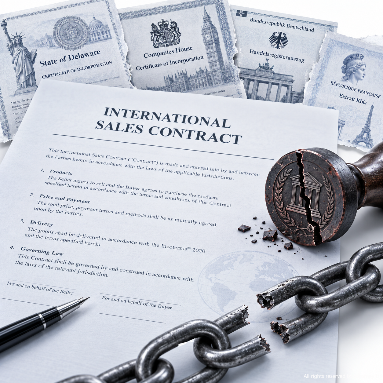 Legal Risks in Contracting Parties in International Sale Contracts