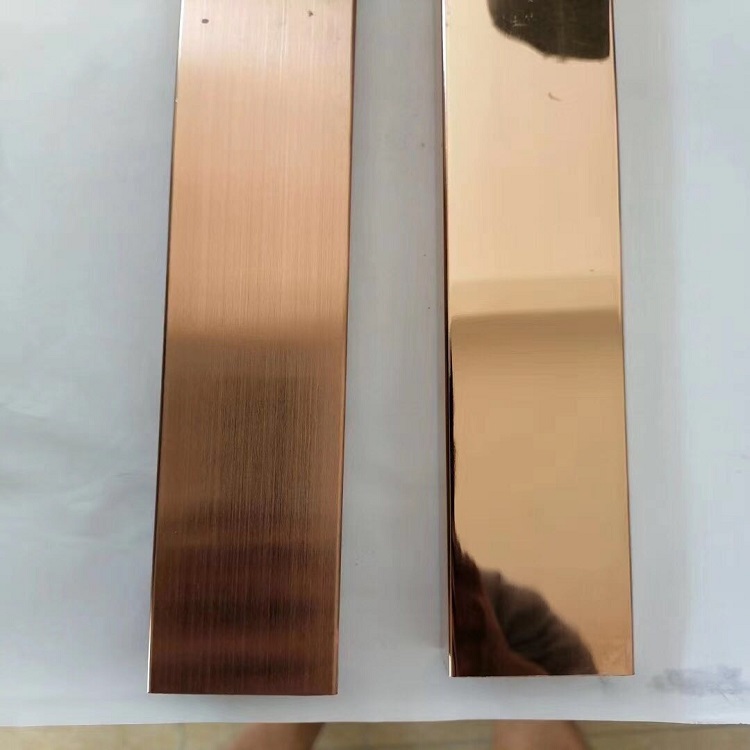 Colorful Stainless Steel Rectangular Tube