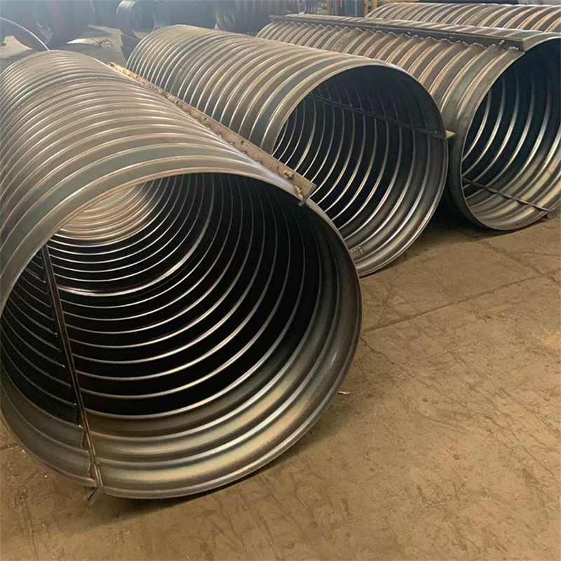 Large galvanized drainage pipe