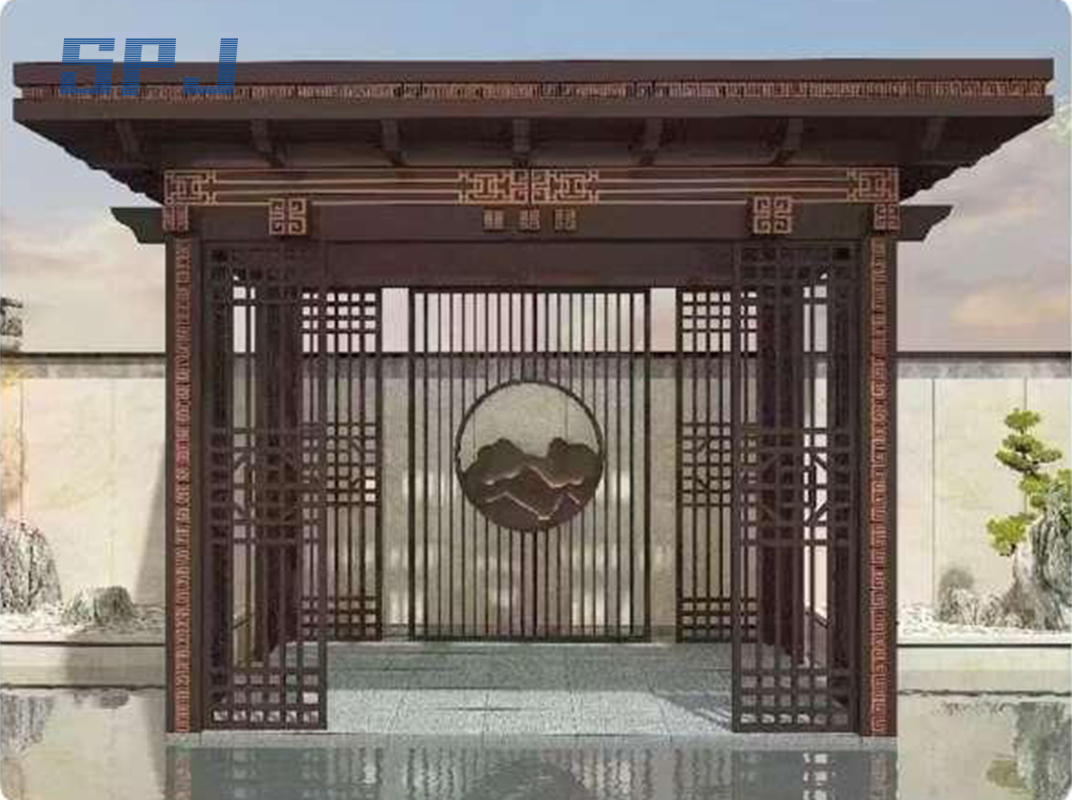 Aluminum Pavilion and Handrails for Elegant Outdoor Spaces