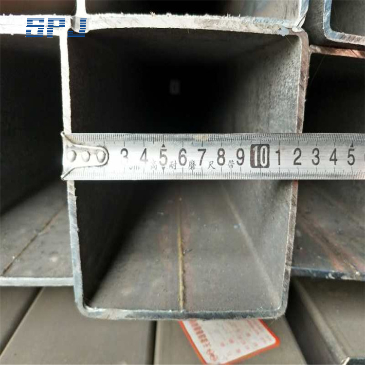 Black Square Steel Pipe Seamless Black Annealed Steel Square Tube Rectangular Low Carbon Hollow Section Tube