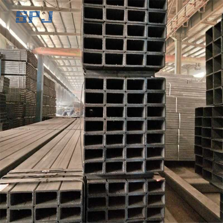 Black Square Steel Pipe Seamless Black Annealed Steel Square Tube Rectangular Low Carbon Hollow Section Tube