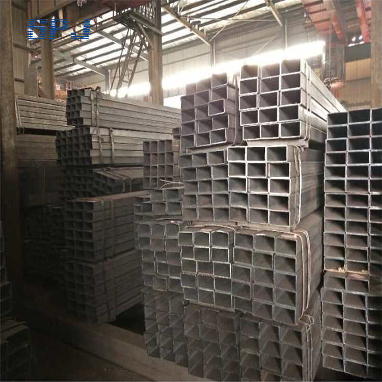 Black Square Steel Pipe Seamless Black Annealed Steel Square Tube Rectangular Low Carbon Hollow Section Tube