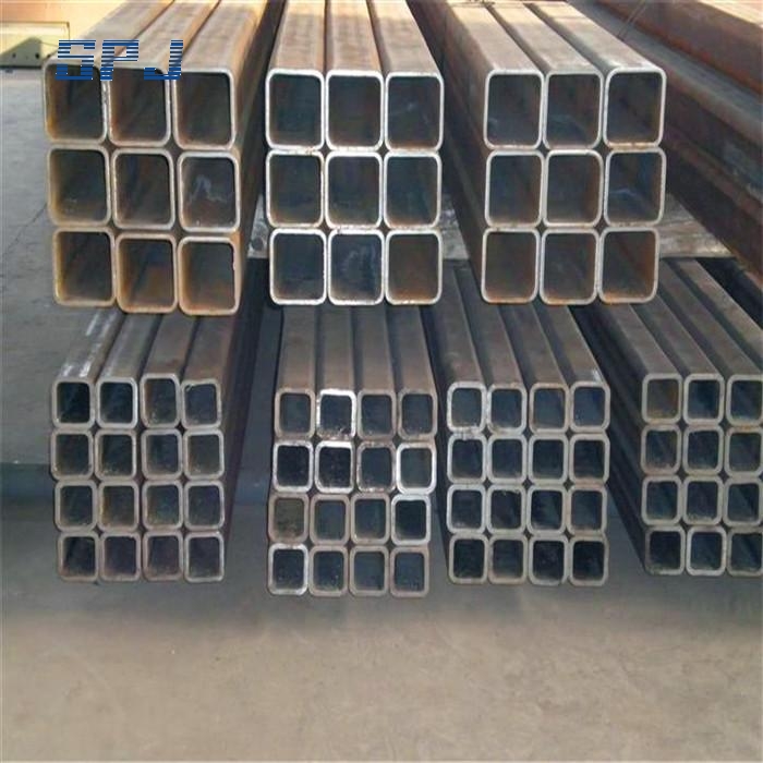 Black Square Steel Pipe Seamless Black Annealed Steel Square Tube Rectangular Low Carbon Hollow Section Tube