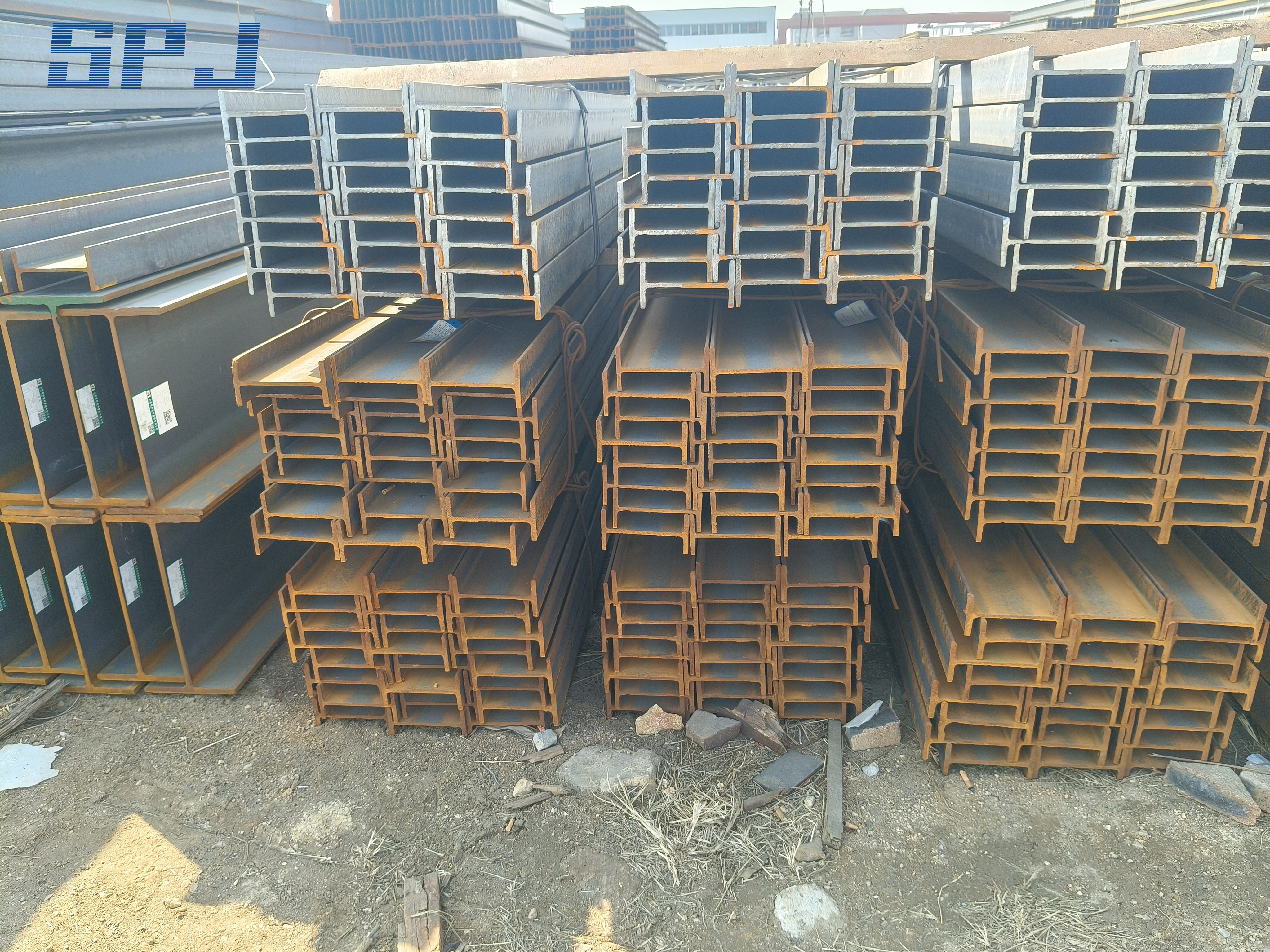 ASTM AISI JIS Hot Rolled/ Cold Rolled H Beam Profile Steel H Type Iron Q235 Q345 S235jr A36 S355jr Low Carbon Steel H-Beam for Building